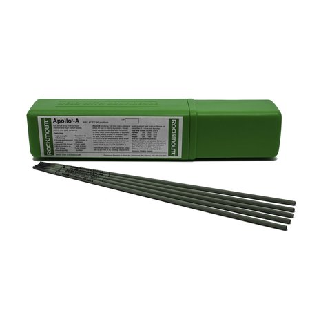 ROCKMOUNT RESEARCH AND ALLOYS Apollo A, 14" Stick Electrode for Joining, Build-Up, Surfacing of Manganese Steels, 1/8" Dia., 5lb 1004-5